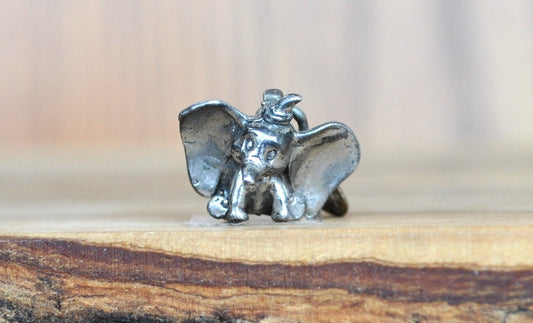 Vintage Disney Dumbo Charm! Sterling Silver, Stamped "Walt Disney Prods" & "Sterling" - Collectible Vintage Disney Charm, Disney Jewelry