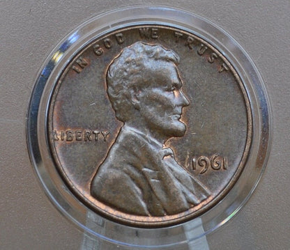 1961 P & D Lincoln Memorial Pennies - Choose by Grade - Philadelphia, Denver Mints - Collectible Coin - 1961 P 1961 D Memorial Cent