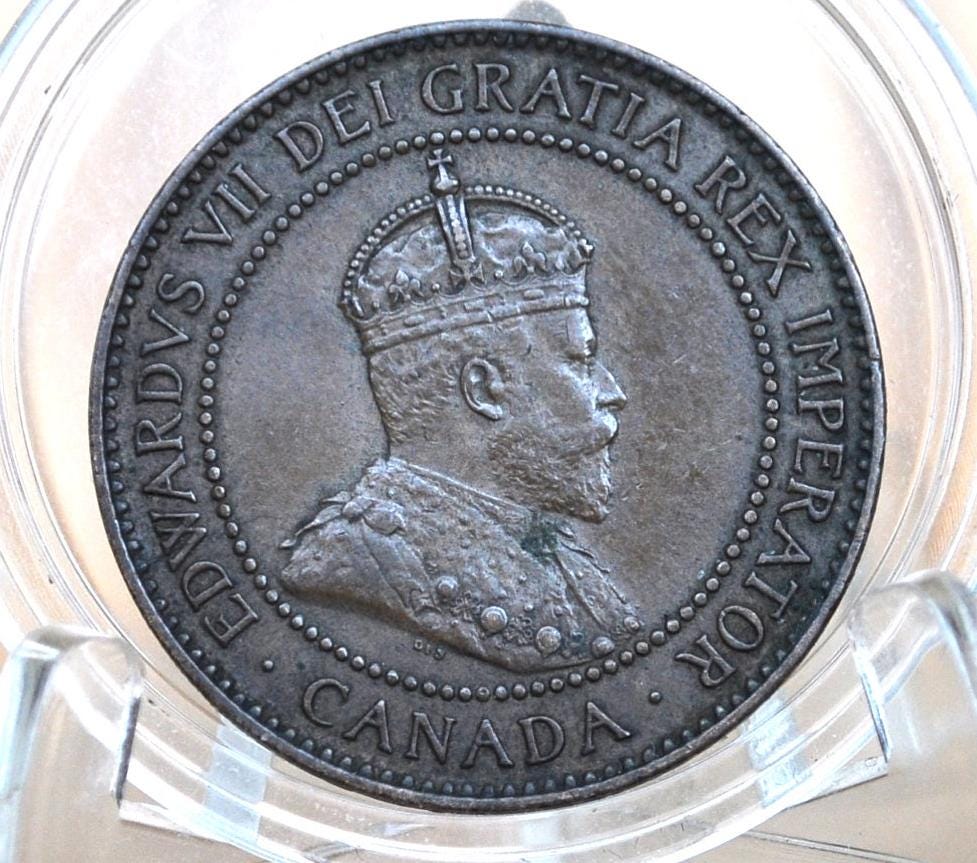 1903 Canadian Large Cent - Great Condition - King Edward VII - One Cent Canada 1903 Large Cent - 1903 Large Cent
