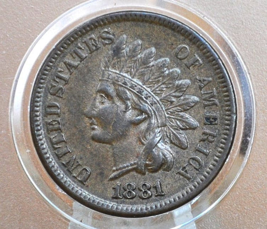 1881 Indian Head Penny - Choose by Grade / Condition - Great Date - Great Detail - 1881 Indian Cent