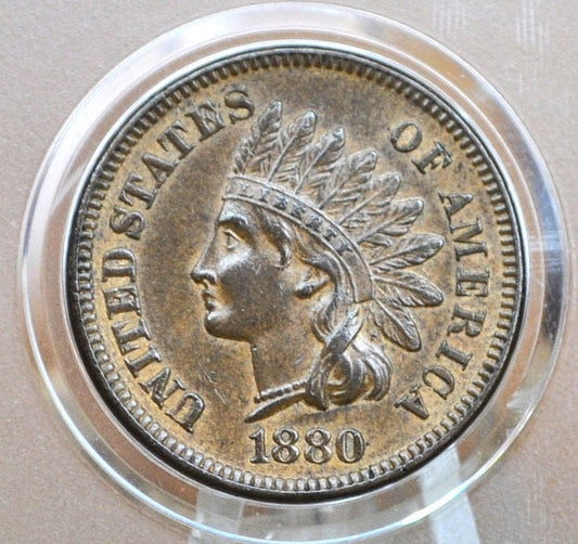 1880 Indian Head Penny - Choose by Grade / Condition - Great Date - Indian Head Cent 1880