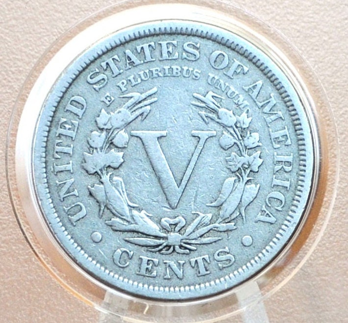 1898 V Nickel - VG-VF (Very Good to Very Fine) Choose by Grade - 1898 Liberty Head Nickel - Philadelphia Mint Better Date Nickel Collection