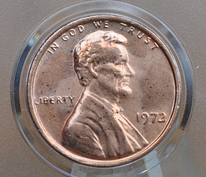 1972 P,D,S Lincoln Memorial Penny - Philadelphia, Denver, San Francisco Mints - Collectible Coin - 1972 P 1972 D 1972 S Memorial Cent