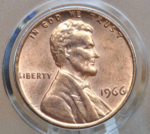 1966 Lincoln Memorial Penny - Choose by Grade/Color - Collectible Coin - 1966 P 1966 D 1966 S Memorial Cent