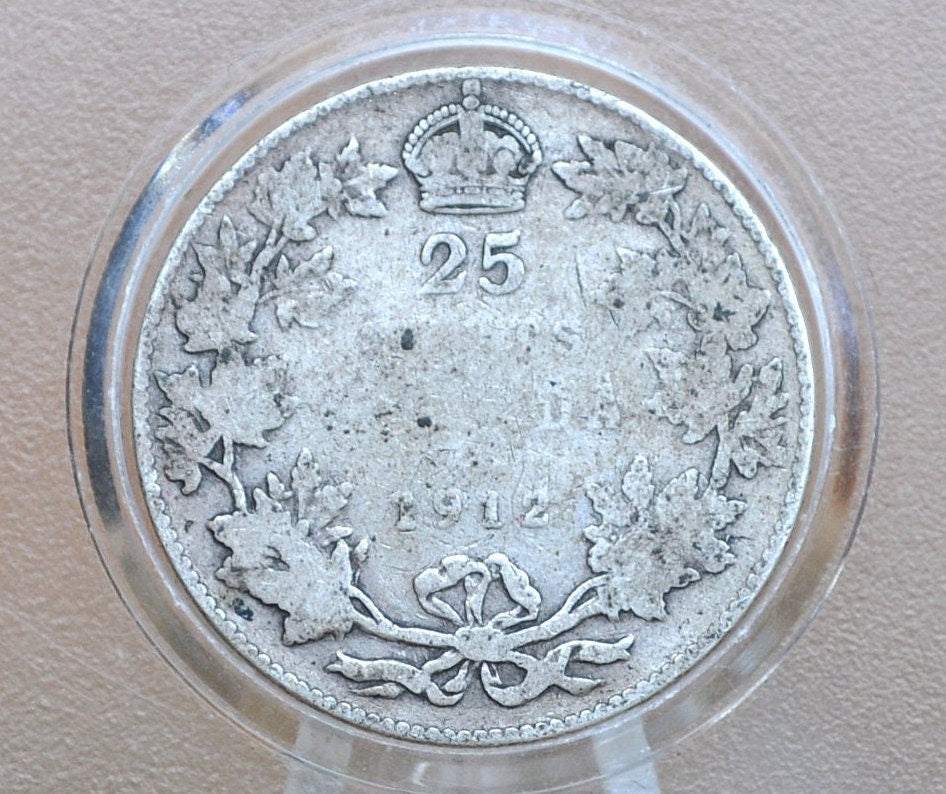 1918-1936 Canadian Silver Quarters - King George V - 92.5% Silver Quarters, Choose by Date - Canadian Coin Collection - Old Canada 25 Cents