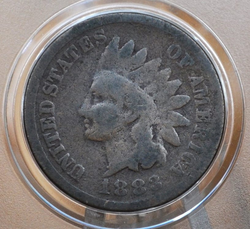 1883 Indian Head Penny - G-VF (Good to Very Fine) Choose by Grade - 1883 Indian Head Cent 1883 - Us One Penny 1883 VF