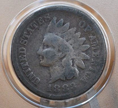 1883 Indian Head Penny - G-VF (Good to Very Fine) Choose by Grade - 1883 Indian Head Cent 1883 - Us One Penny 1883 VF