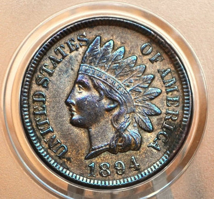 1894 Indian Head Penny - Choose by Grade / Condition - 1894 Indian Head Cent - 1894 Penny - 1894 Cent, Better Date