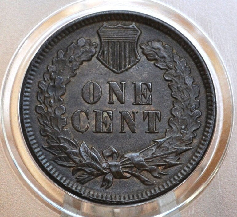 1897 Indian Head Penny - VG to F (Very Good to Fine) Condition - Good Date - Indian Head Cent 1897 - 1897 Penny