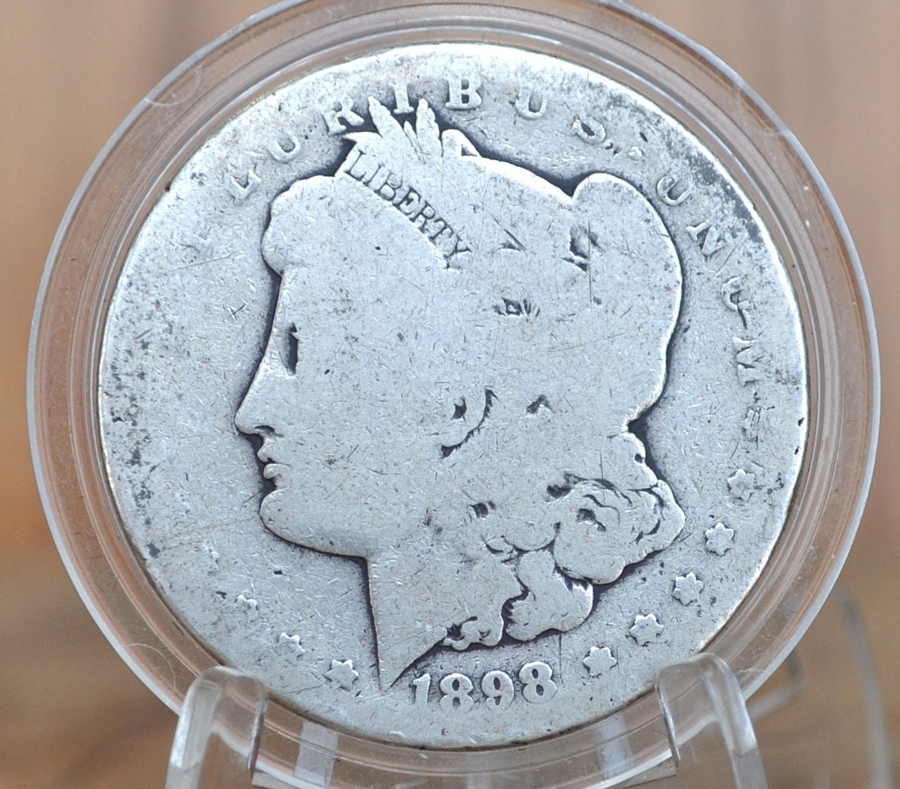1898-S Morgan Silver Dollar - Choose by Grade / Condition - Great Date - 1898 S Morgan Dollar - San Francisco Mint