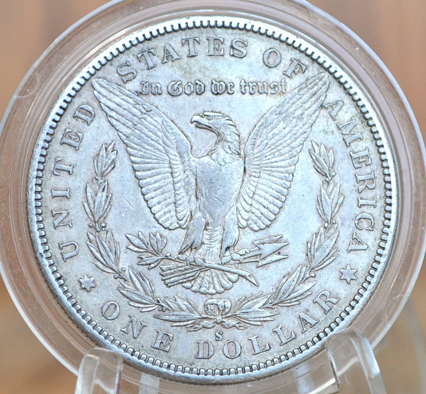 1885-S Morgan Silver Dollar - AU (About Uncirculated) Grade, Tough Date! - 1885 S Morgan Dollar Silver Dollar 1885S - Low Mintage Date