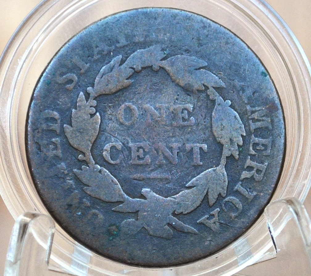 1819 Matron Head Large Cent - G (Good) Condition / Grade - US Large Cent - 1819 Coronet Liberty Head Cent - 1819 Large Date Variety