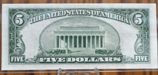 1953 Blue Seal 5 Dollar Bill / 1953 Five Dollar Silver Certificate - Choose by Grade / Condition - 1953 Silver Certificate
