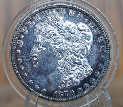 1879 Morgan Silver Dollar - Uncirculated Details, Cleaned - Second Year of Production - 1879 Morgan Dollar Silver Dollar