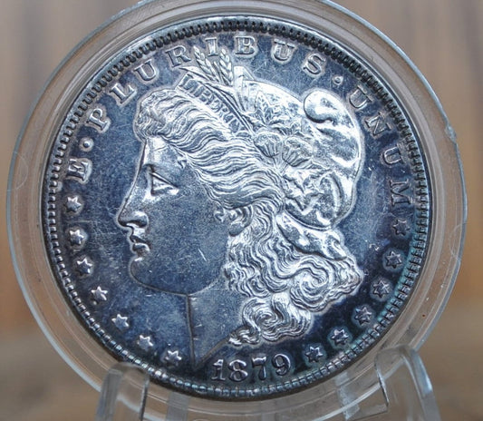 1879 Morgan Silver Dollar - Uncirculated Details, Cleaned - Second Year of Production - 1879 Morgan Dollar Silver Dollar
