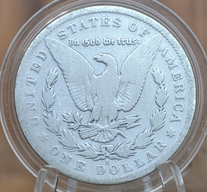 1904-S Morgan Silver Dollar - Fine Details, Cleaned - 1904 S Morgan Dollar - 1904 S Mint Silver Dollar - Better Date!