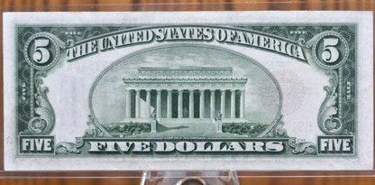 1928 5 Dollar Us Note Red Seal - Choose By Grade / Condition - 1928 Five Dollar Bill Red Seal 1928 Legal Tender Note Fr#1525-Fr1531