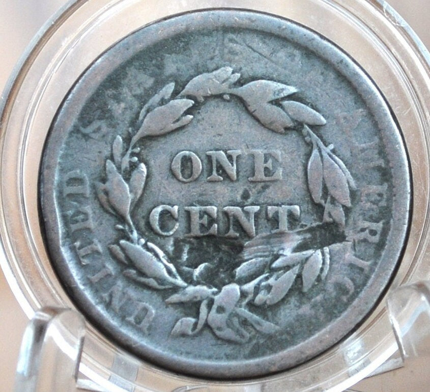 1839 Large Cent - Very Fine Details - 1839 US 1 Cent - 1839 One Cent - Matron Head Modified 1835 to 1839 Young Head
