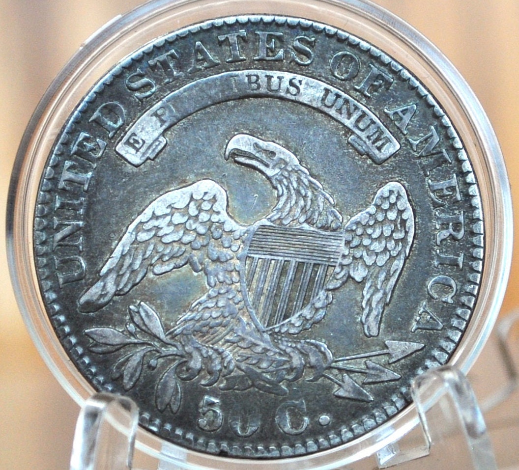 1832 Capped Bust Half Dollar - VF (Very Fine); Great coin & color - 1832 Half Dollar US Half Dollar 1832 Silver Half Dollar