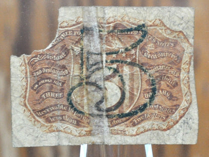 2nd Issue 5 Cent Fractional Note Fr#1232 - No Surcharge on reverse - Second Issue Fractional Note Five Cent, Great affordable note!