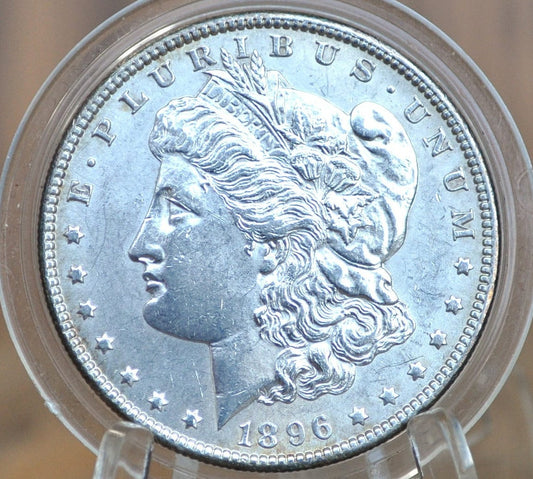 1896 Morgan Silver Dollar - Choose by Grade - Beautiful Coin - Philadelphia Mint - 1896P Morgan Dollar - 1896 P Morgan Silver- Good Date