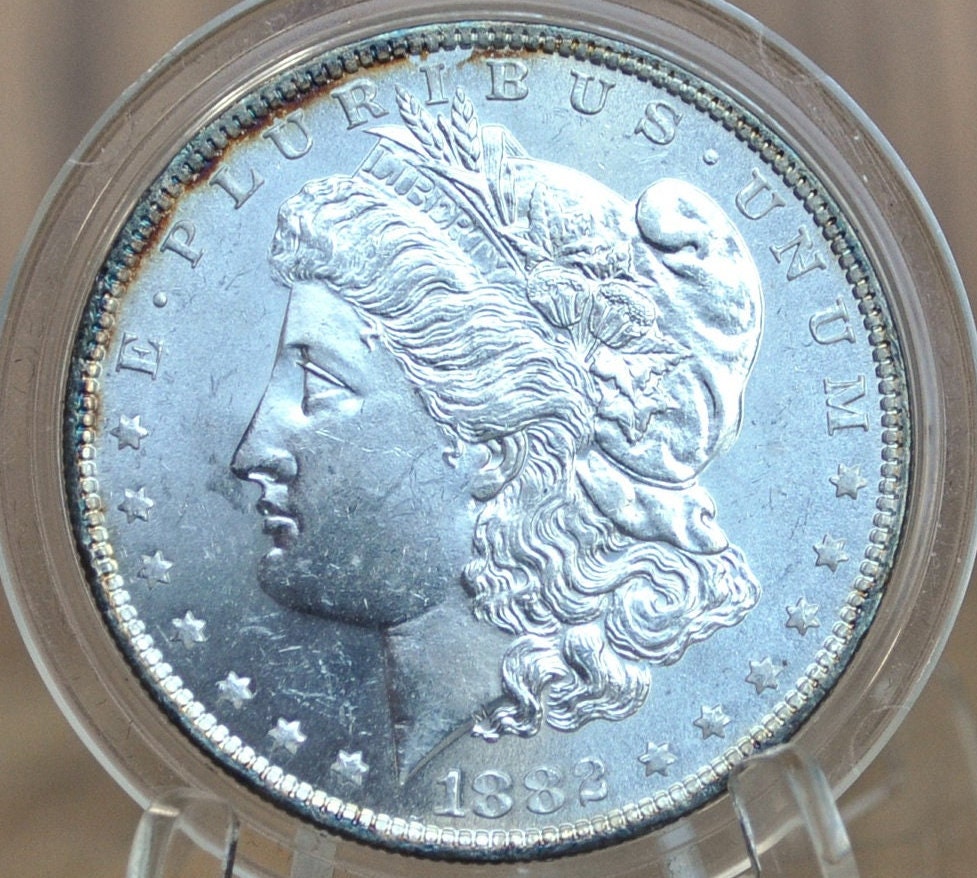 1882-O Morgan Silver Dollar, Prooflike, Choice Uncirculated (MS63), 1882O Morgan Dollar 1882 Silver Dollar New Orleans Mint, 1882O Morgan PL