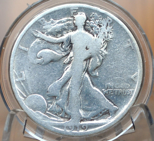 1919-S Walking Liberty Half Dollar - Choose by Grade - Silver Half Dollar - San Francisco Mint 1919 S WLH 1919 S Half Dollar