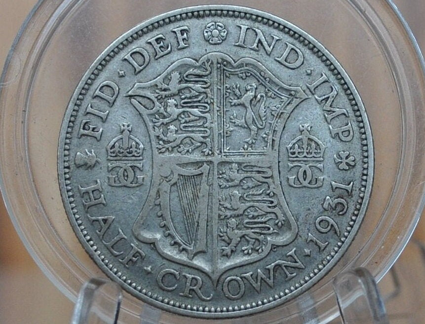 1930 Great Britain Florin - VF/XF - Silver 1 Florin 1930 United Kingdom Low Mintage Year