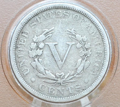 1900 Liberty Head Nickel - Choose by Grade / Condition - V Nickel 1900 - Barber Design - Old, Collectible US Coin