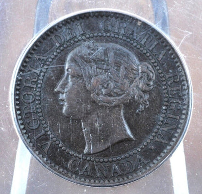 1858 Canadian Cent XF45 Grade, ANACS Certified - 1858 Canada One Cent - 1858 1 Penny Canada - Rare Date, High Grade, Canada Key Date Penny