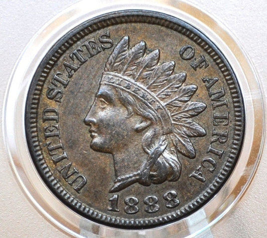 1888 Indian Head Penny - Choose by Grade / Condition - Indian Head Cent 1888