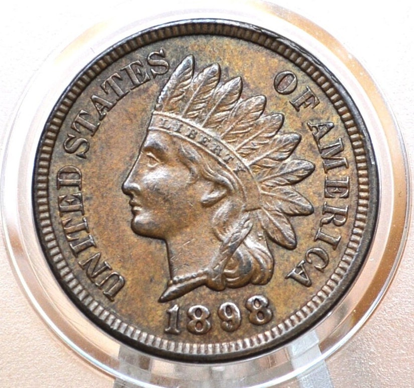 1898 Indian Head Penny - Choose by Grade / Condition - 1898 Indian Head Cent - 1898 Cent
