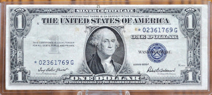 1935-F Silver Certificate 1 Dollar Star Note - Choice of Grade/Condition - *-F Block - 1935F Blue Seal Star Replacement Note - Fr. 1615*