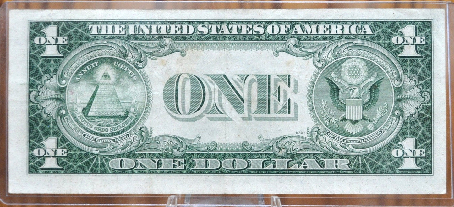 1935-F Silver Certificate 1 Dollar Star Note - Choice of Grade/Condition - *-F Block - 1935F Blue Seal Star Replacement Note - Fr. 1615*