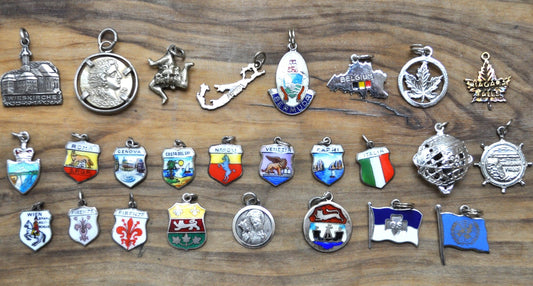 MORE Vintage Sterling Silver Charms! Choose by Charm! Travel Charms, Bracelet Charms, Old Charms, Monument Charms, Charms by State / Country