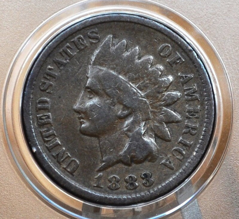 1883 Indian Head Penny - G-VF (Good to Very Fine) Choose by Grade - 1883 Indian Head Cent 1883 - Us One Penny 1883 VF
