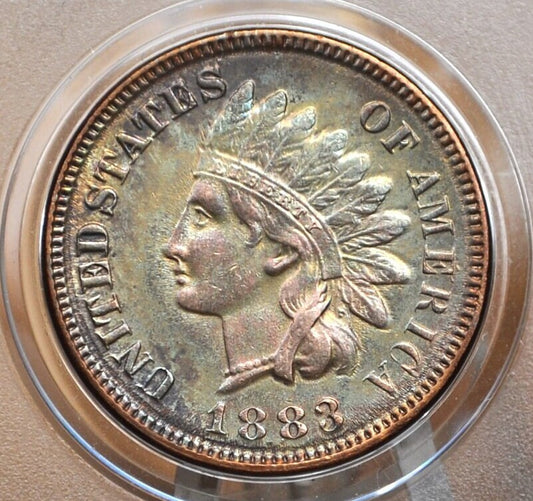 1883 Indian Head Penny - G-VF (Good to Very Fine) Choose by Grade - 1883 Indian Head Cent 1883 - Us One Penny 1883 VF