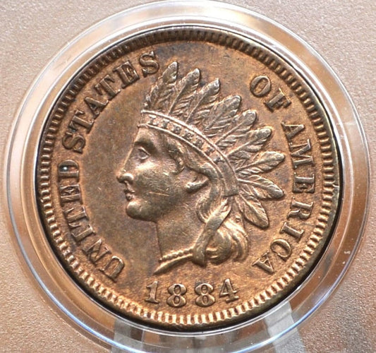 1884 Indian Head Penny - Choose by Grade / Condition - Better Date, High Grades - 1884 Indian Cent VF 1884 US One Cent