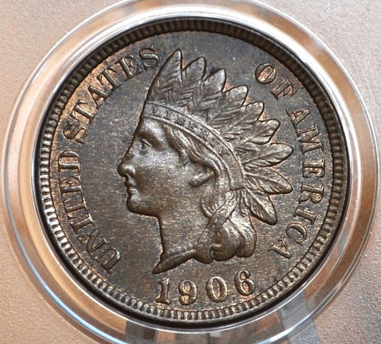 1906 Indian Head Penny - Choose by Grade / Condition - Great Detail - 1906 Indian Head Cent - Cent 1906 Penny