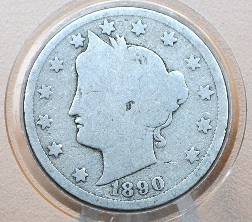 1890 Liberty Head Nickel - Choose by Grade - 1890 V Nickel