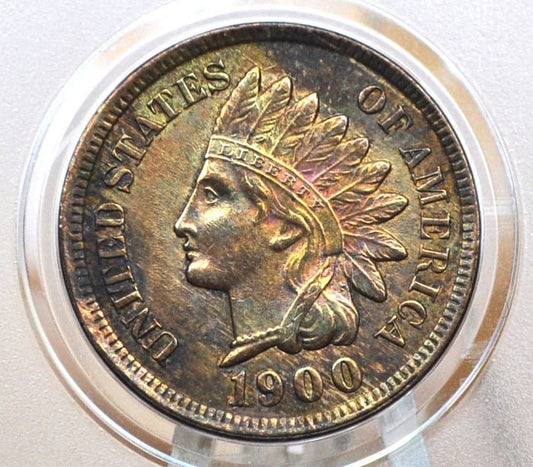 1900 Indian Head Penny - Choose by Grade / Condition - Great Detail - 1900 Indian Head Cent - Cent 1900 Penny