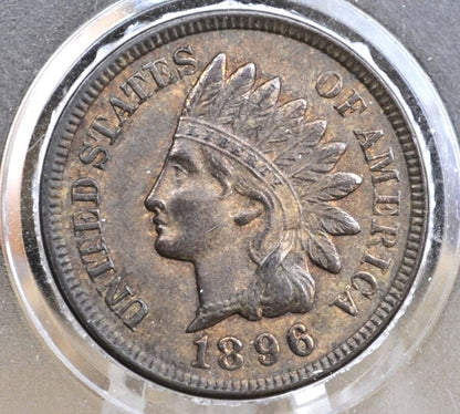 1896 Indian Head Penny - Choose by Grade / Condition - Indian Head Cent 1896 - US 1 Cent 1896 Penny