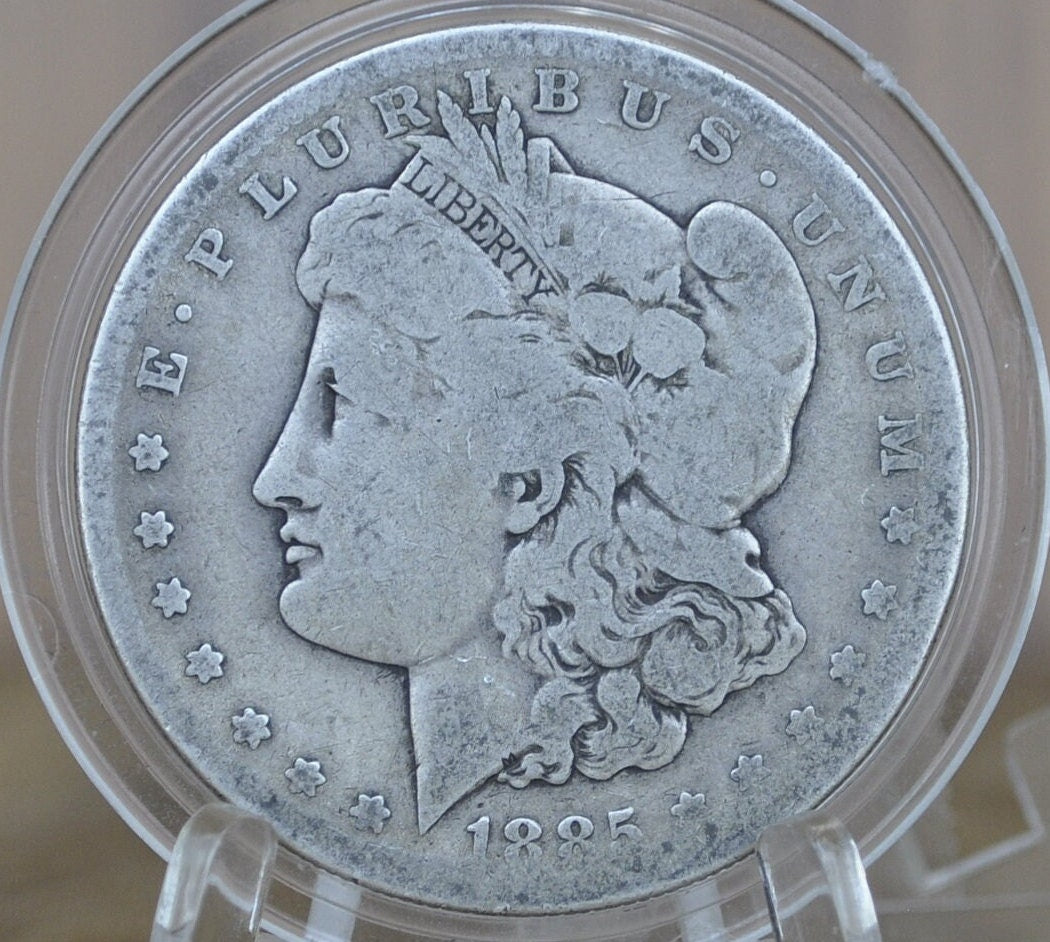 1885-O Morgan Silver Dollar - Choose by Grade, VF-MS63 (Choice Uncirculated) Beautiful Luster - New Orleans Mint - 1885 O Morgan Dollar