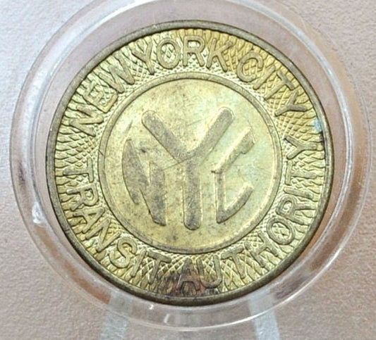 New York City Transit Authority Tokens - NYC Transport Tokens - NYC Bus / Toll Token - Vintage NYC Token