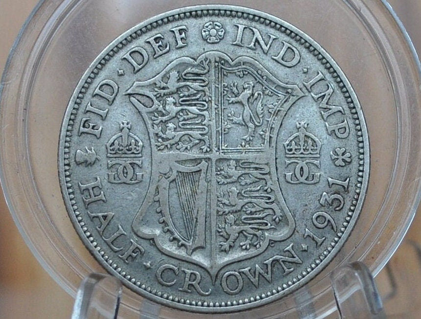 1930 Great Britain Florin - VF/XF - Silver 1 Florin 1930 United Kingdom Low Mintage Year