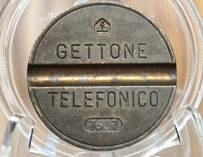 Vintage Italian Telephone Coin - Gettone Telefonico - Date Varieties - Great Birthday or Anniversary Gift! Vintage Telephone Tokens.