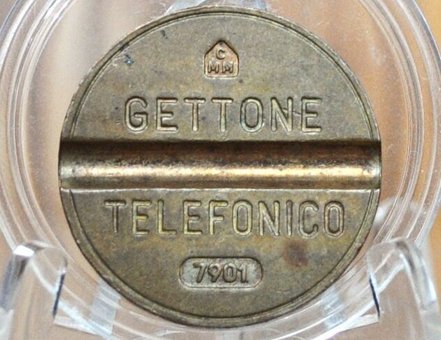 Vintage Italian Telephone Coin - Gettone Telefonico - Date Varieties - Great Birthday or Anniversary Gift! Vintage Telephone Tokens.