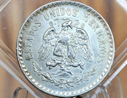 1921 M 1 Peso Mexico Silver - XF (Extremely Fine) Grade/Condition - Altered to a Medallion - Silver, Great Coin!