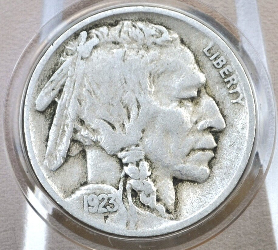 1923-S Buffalo Nickel - Choose by Grade / Condition - Tougher Date to Find - Indian Head Nickel 1923 S Buffalo Nickel 1923S