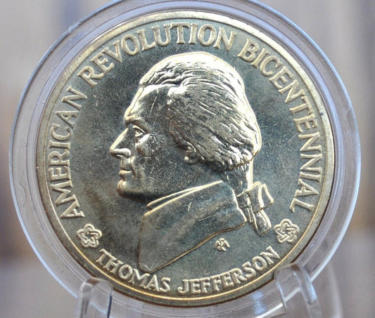 American Revolution Bicentennial Paul Revere Commemorative Medal 1975 - Lexington and Concord - Shot Heard Round the World - Bronze